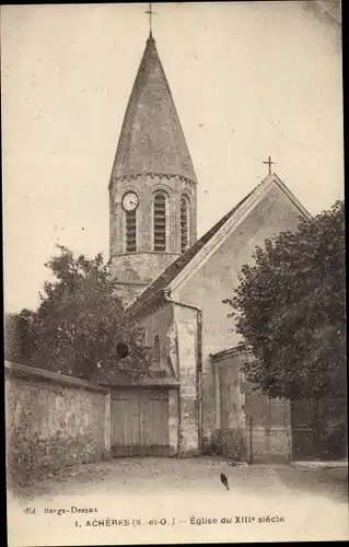 Ak Acheres Yvelines, L'Eglise