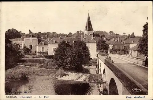 Ak Cubjac Dordogne, Le Pont