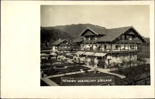 Foto Ak Bad Wiessee in Oberbayern, Pension Wilhelmy Südlage