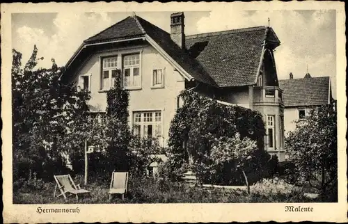 Ak Malente in Ostholstein, Privatpension Hermannsruh, Außenansicht, Janus Allee 16