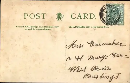 Ak Bexhill on Sea South East England, Convalescent Home