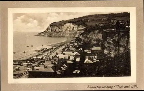 Ak Shanklin Isle of Wight South East England, Village looking West and Lift