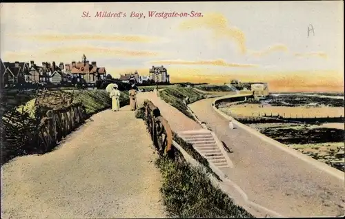 Ak Westgate on Sea South East England, St. Mildred's Bay
