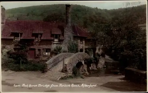 Ak Allerford South West England, Packhorse Bridge from Porlock Road