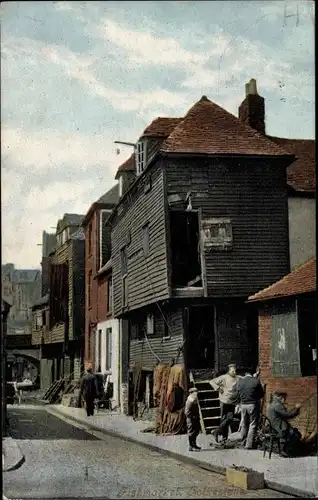 Ak Folkestone Kent South East England, Fishmarket