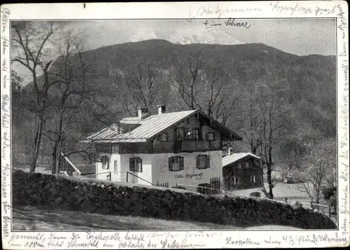 Ak Berchtesgaden in Oberbayern, Villa Alpenrast, Pension