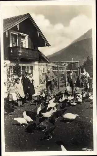 Ak Garmisch Partenkirchen in Oberbayern, Eier und Geflügelhandlung