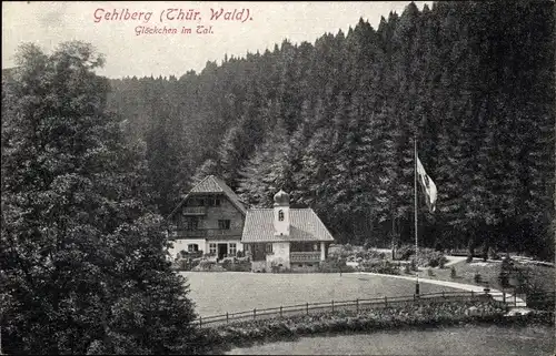 Ak Gehlberg in Thüringen, Glöckchen im Tal, Waldpartie