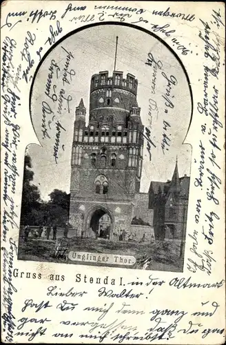 Ak Stendal Sachsen Anhalt, Unglinger Tor