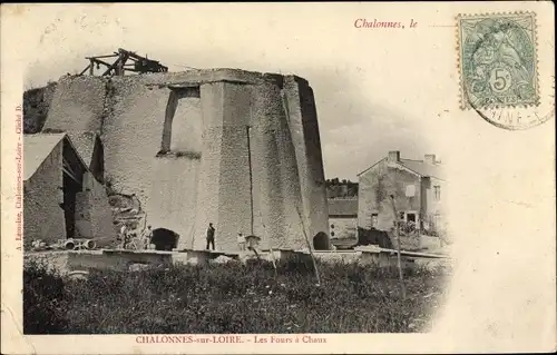 Ak Chalonnes sur Loire Maine et Loire, Les Fours a Chaux