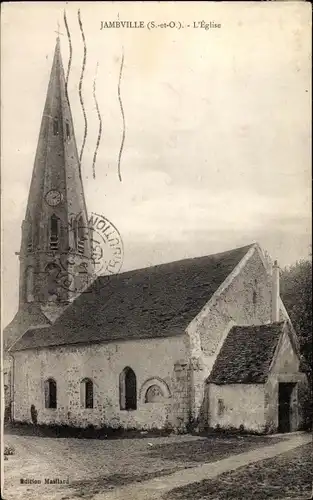 Ak Jambville Yvelines, L'Eglise