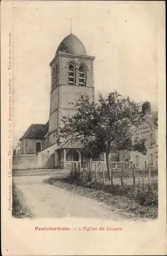 Ak Pontchartrain Yvelines, L'Eglise de Jouars