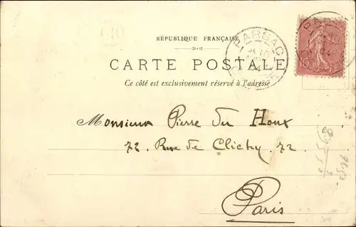 Ak Crouzaut Creuse, Pont de Brigand sur la Creuse