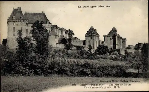 Ak Biron Dordogne, Le Chateau