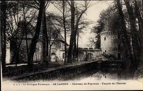 Ak Lardin Dordogne, Chateau de Peyreaux