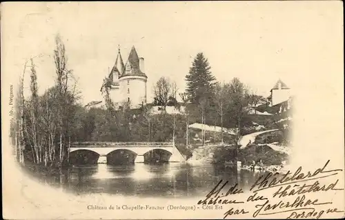 Ak La Chapelle Faucher Dordogne, Le Chateau