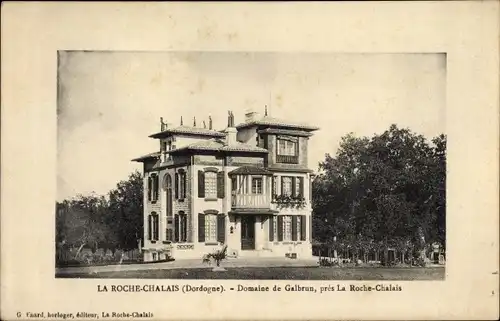 Ak La Roche Chalais Dordogne, Domaine de Galbrun