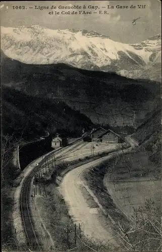 Ak Vif Isère, Ligne à Gap, Gare de Vif, Col de l'Arc