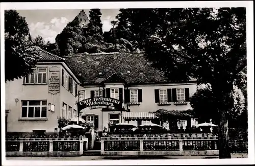Ak Miltenberg am Main in Unterfranken, Gasthof Cafe Zur Mildenburg, Außenansicht