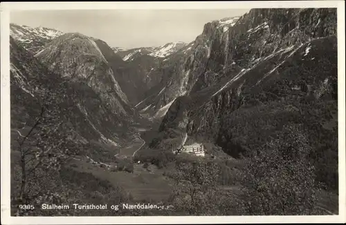 Ak Hardanger Norwegen, Stalheim Turisthotel og Naerodalen