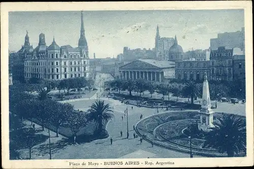 Ak Buenos Aires Argentinien, Plaza de Mayo