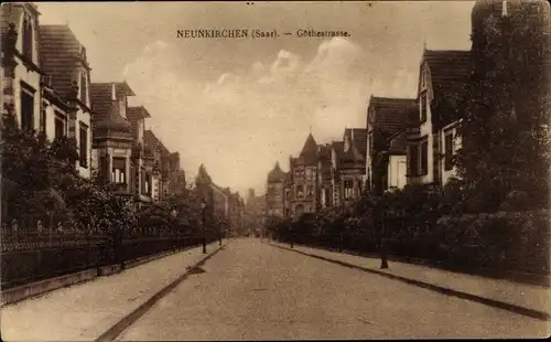 Ak Neunkirchen im Saarland, Goethestraße