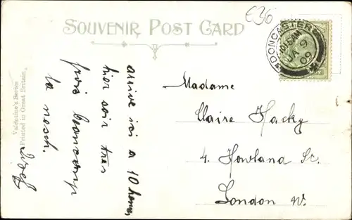 Ak Doncaster Yorkshire England, Regent Square