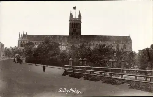 Foto Ak Selby Yorkshire, Abbey