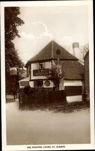 Ak St Albans Hertfordshire England, The Fighting Cocks