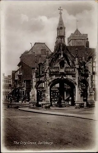 Ak Salisbury South West England, The City Cross