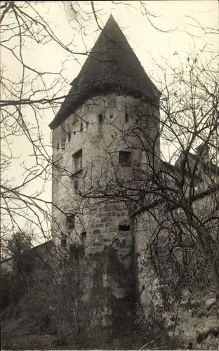 Foto Ak Burghausen an der Salzach Bayern, Burgpartie