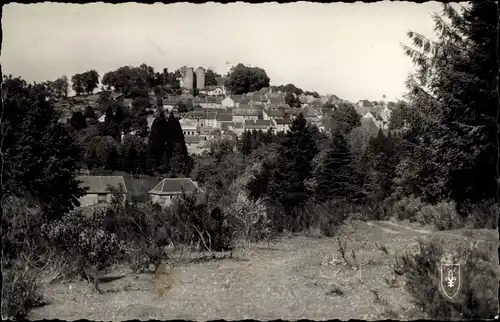 Ak Crocq Creuse, Vue generale