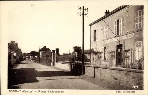 Ak Bonnat Creuse, Route d'Aigurande