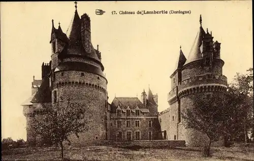Ak Lambertie Dordogne, Le Chateau
