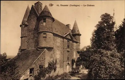Ak Dussac Dordogne, Le Chateau