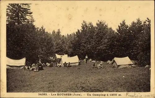 Ak Les Rousses Jura, Un Camping a 1200 m