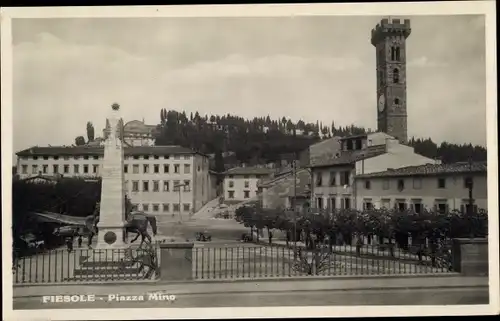 Ak Fiesole Toscana, Piazza Mino