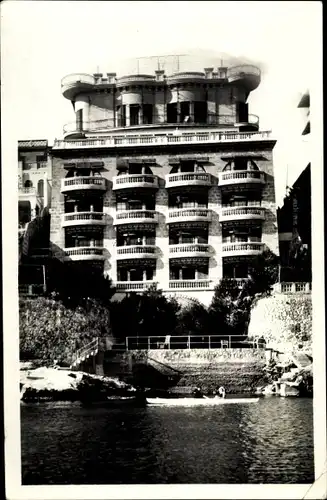 Ak Cala Es Mallorca, Stadtpartie mit Blick aufs Hotel