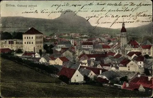 Ak Bílina Bilin Region Aussig, Celkovy pohled