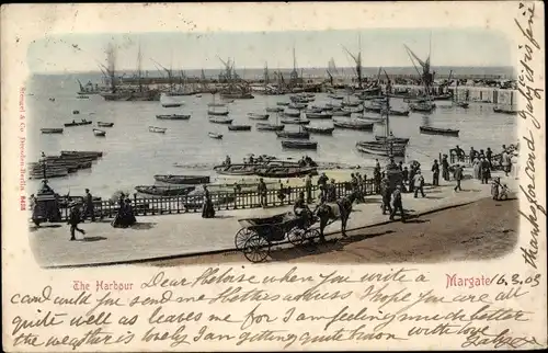 Ak Margate South East England, The Harbour