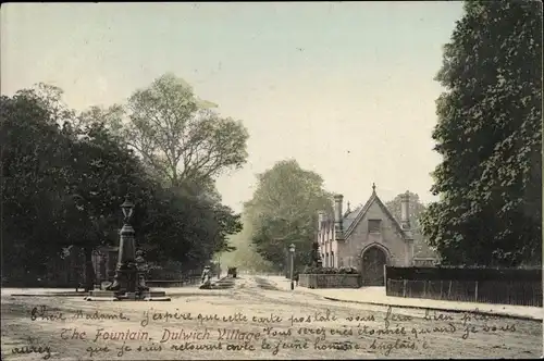 Ak Dulwich London England, The Fountain