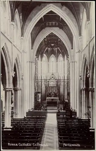 Ak Portsmouth South East England, Roman Catholic Cathedral