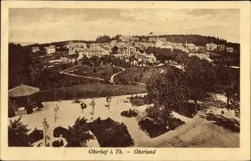 Ak Oberhof im Thüringer Wald, Oberland, Gesamtansicht