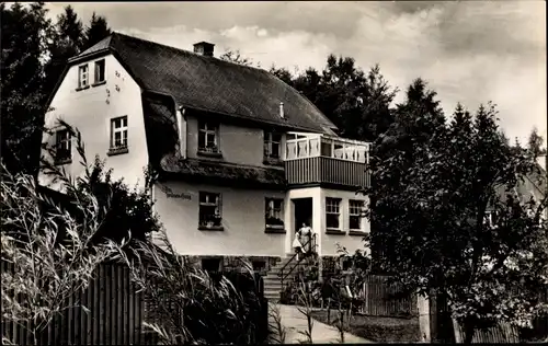 Ak Dönschten Dippoldiswalde Osterzgebirge, Haus am grünen Hang