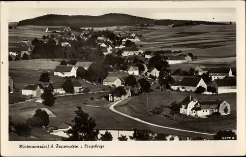 Ak Hartmannsdorf Reichenau im Erzgebirge, Gesamtansicht