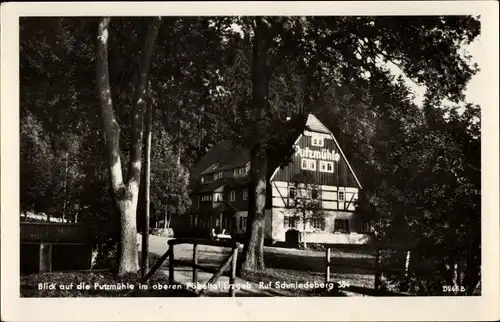 Ak Oberpöbel Dippoldiswalde im Osterzgebirge, Gasthof Putzmühle im Pöbeltal