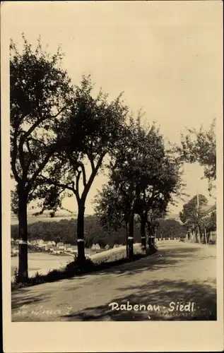 Foto Ak Rabenau Osterzgebirge, Straßenpartie