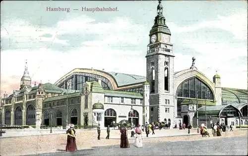 Ak Hamburg Mitte Altstadt, Hauptbahnhof