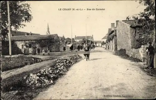 Ak Le Champ Maine-et-Loire, Rue du Cormier