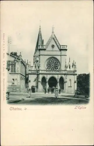 Ak Chatou Yvelines, L'Eglise